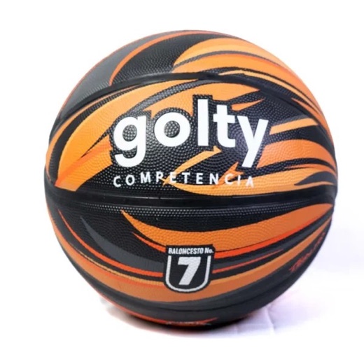 Balón de baloncesto Golty Competencia Tributo No.7, naranja y negro