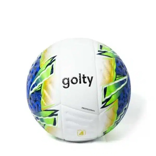 Balón de fútbol Golty Profesional Tributo No.4, azul, verde y amarillo